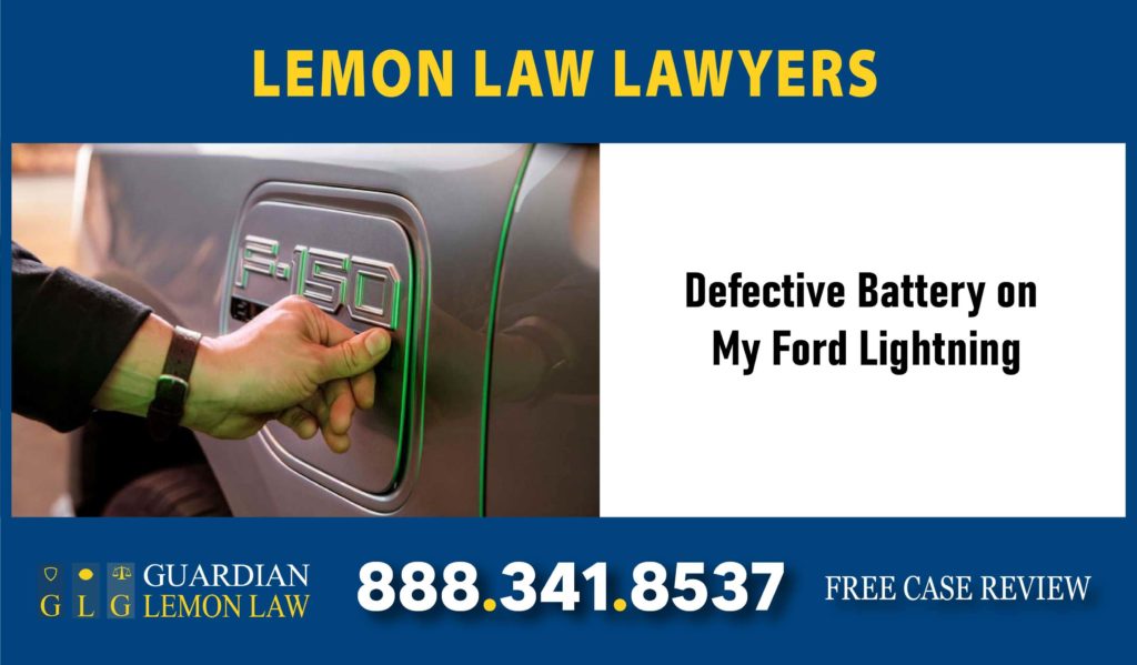 Defective Battery on My Ford Lightning - Lemon Lawyer lawsuit recall attorney