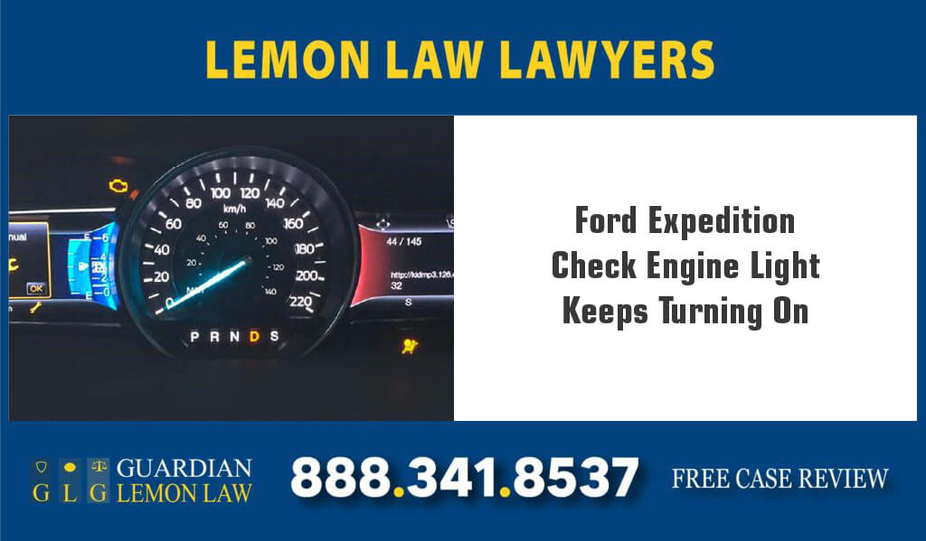 ford expedition check engine light lemon lawsuit attorney