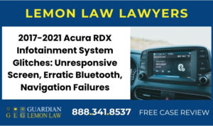 2017-2021 Acura RDX Infotainment System Glitches Unresponsive Screen, Erratic Bluetooth, Navigation Failures