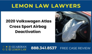 2020 Volkswagen Atlas Cross Sport Airbag Deactivation Front Passenger Airbag Turns Off When Seat is Occupied lawyer attorney sue lemon