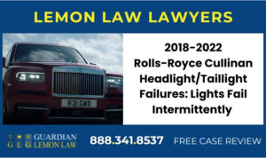 Rolls-Royce Cullinan Headlight Taillight lemon lawyer attorney